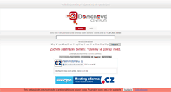 Desktop Screenshot of domenovecentrum.cz